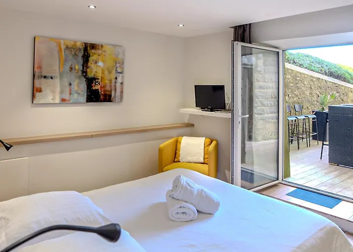 Magnifique Avec Terrasse, Parking Et Vue Sur L'ocean Pour 6 Appartement Biarritz